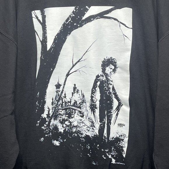 Edward Scissorhands Graphic Sweatshirt Black 2X Gabriel Hardman 2014 - Picture 2 of 6